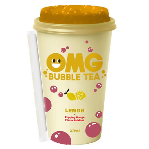 10x270ml OMG Popping Tea Lemon Flavored Yerba Mate Drink