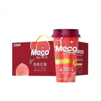 15瓶香飘飘美可蜜谷桃子葡萄柚味400毫升