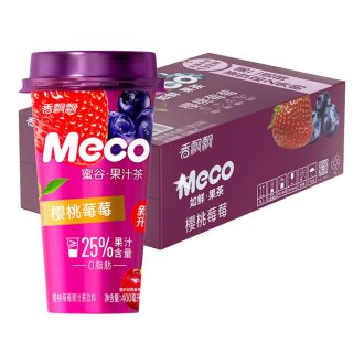 15包香飘飘水果茶 Meco 蜜谷樱桃梅子味 400毫升