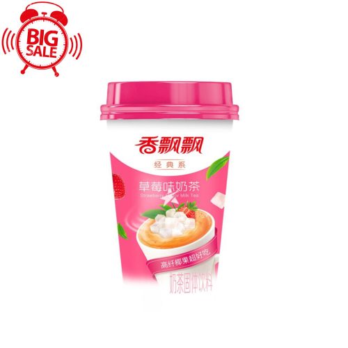 30x80g Xiangpiaopiao Milk Tea Strawberry Flavor