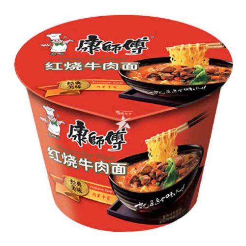 12x113g Master Kong Instant Bowl Tészta Párolt Marhahússal
