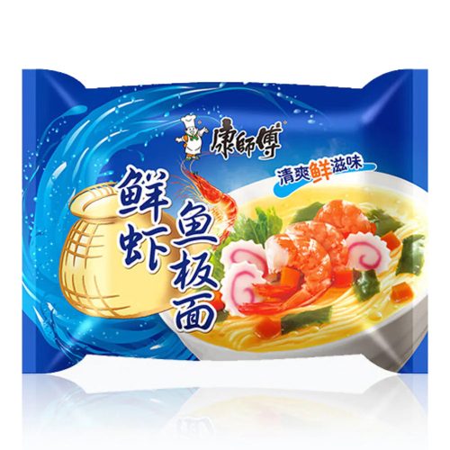 24x98g Master Kong Instant Tészta - Mesterséges Garnélarák és Hal Ízesítéssel