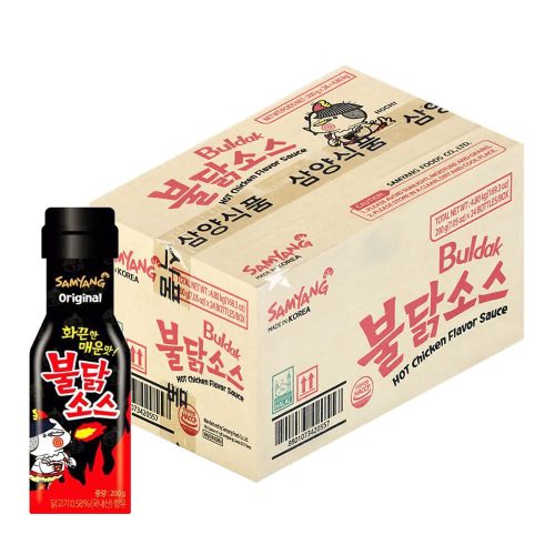 24x200g Samyang Buldak Szósz Eredeti Csípős Csirke Ízesítéssel