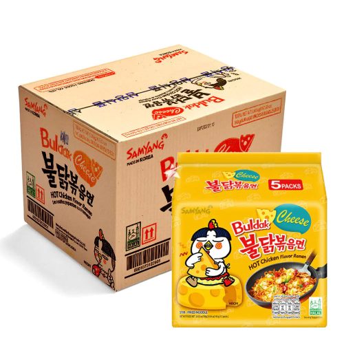 40x140g Samyang Buldak Tészta Csípős Csirke és Sajtos Ízesítéssel