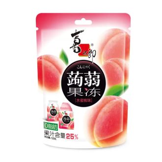 120克 喜之郎 魔芋果冻 – 桃子味