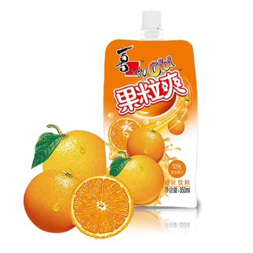 24x258ml Xizhilang CiCi Fruit Jelly Drink Orange Flavour