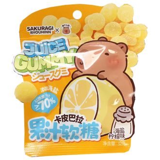 32克水豚软糖，海盐柠檬味