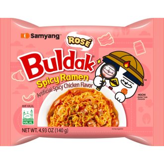   Samyang Buldak Chicken Ramen Rose Flavor csípős csirkeízű instant tészta 140g