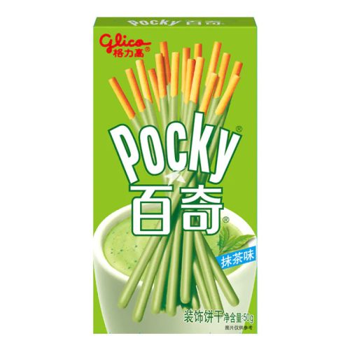 36×50g Glico Pocky Matcha (Zöld Tea) Ízesítéssel