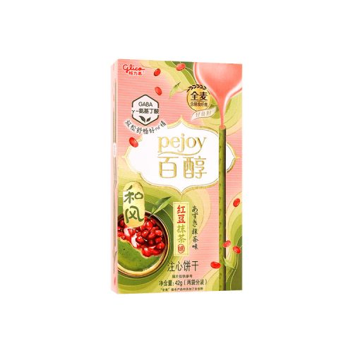 36×48g Glico Pejoy Pocky Vörösbab és Matcha Ízesítéssel