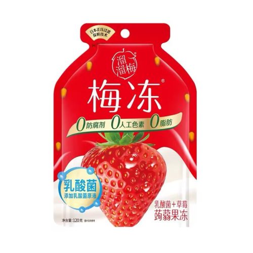 24x100g Liuliumei Lactic Acid Bacteria Konjac Jelly Strawberry Flavor