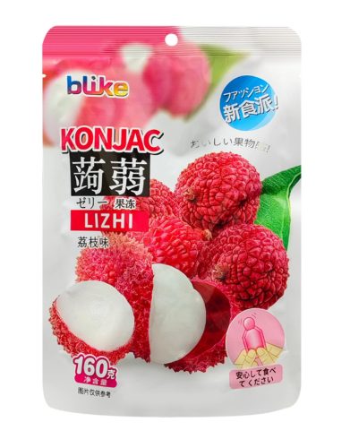 80x160g Jindefu Konjac Zselé, Licsi Ízesítéssel