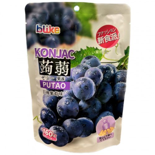 80x160g Jindefu Konjac Zselé, Kyoho Szőlő Ízesítéssel