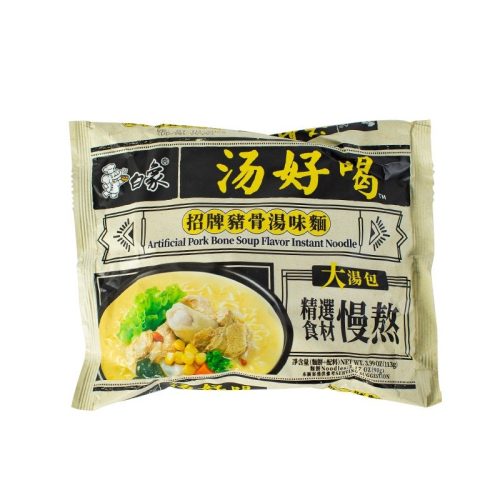12x110g Baixiang Instant Tészta Mesterséges Sertéscsontleves Ízesítéssel
