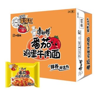 24包 康师傅番茄鸡蛋牛肉味方便面 115克