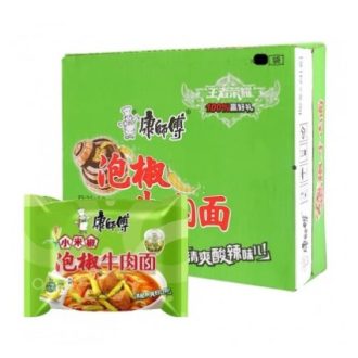 24包 康师傅方便面，酸辣牛肉味，128克