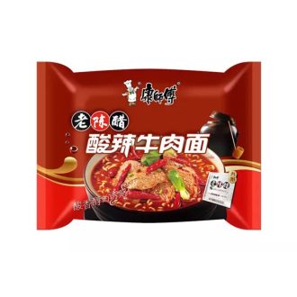 110g Master Kong Instant Noodles, Pickled-Spicy Beef Flavor