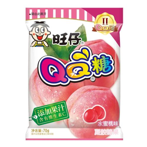 60x70g Want Want QQ Gumicukor Barack Ízesítéssel