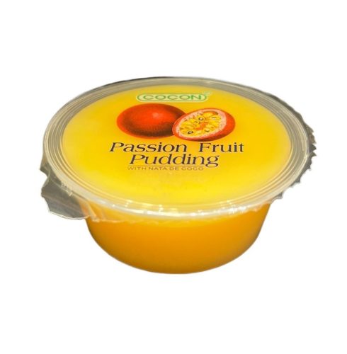 16x480g Cocon Zselés Puding Nata de Coco-val, Maracuja Ízesítéssel (80g x 6 db)