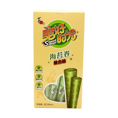 12x20.5g Xizhilang Good Time Seaweed Roll Squid Flavor