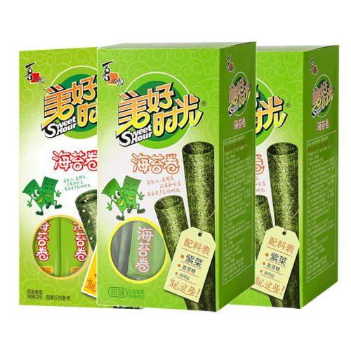 12x26.5g Xizhilang Good Time Seaweed Roll