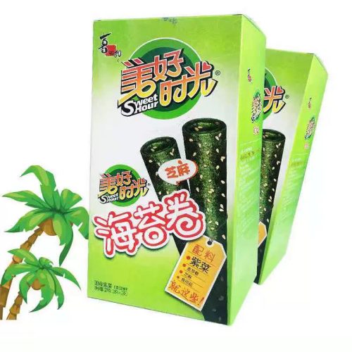 12x27g Xizhilang Good Time Sesame Seaweed Roll
