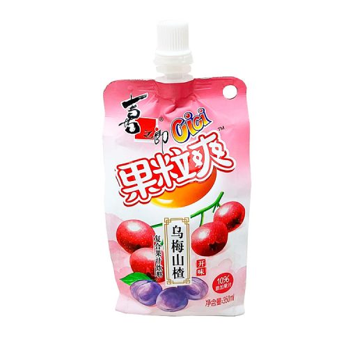 24x258ml Xizhilang CiCi Fruit Jelly Drink Black plum and hawthorn flavor