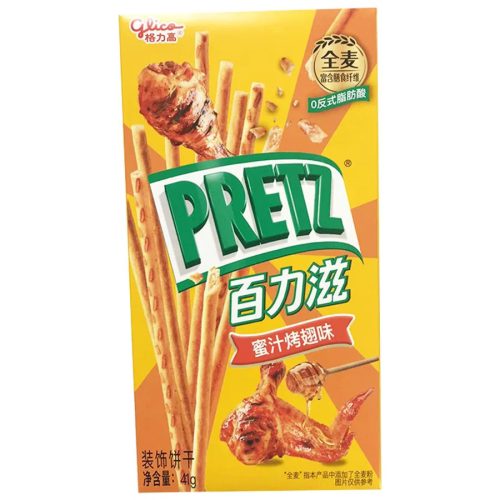 36x41g Glico Pretz Biscuits Sticks Honey Roasted Wings Flavor