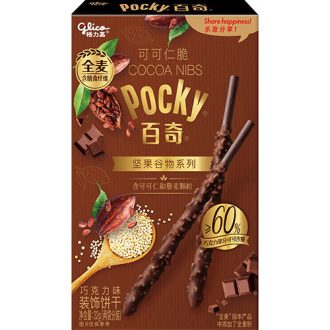   32克百奇巧克力脆饼干（可可豆脆皮），巧克力味