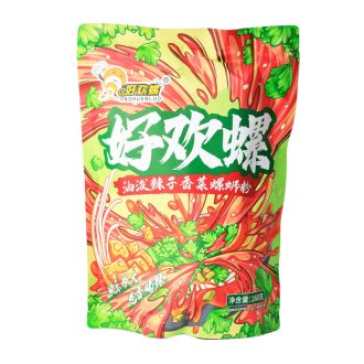   Haohuanluo chiliolajos és korianderes folyami csigás rizstészta 260g