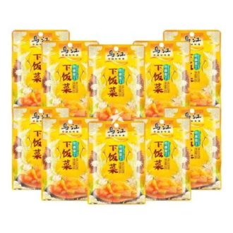 10PCS Wujiang Mala Spicy and Numbing Dried Radish 60g