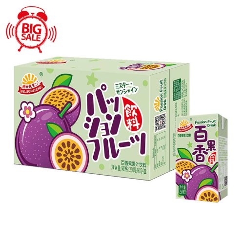 24x250ml Mr. Sunshine Passion Fruit Juice Drink
