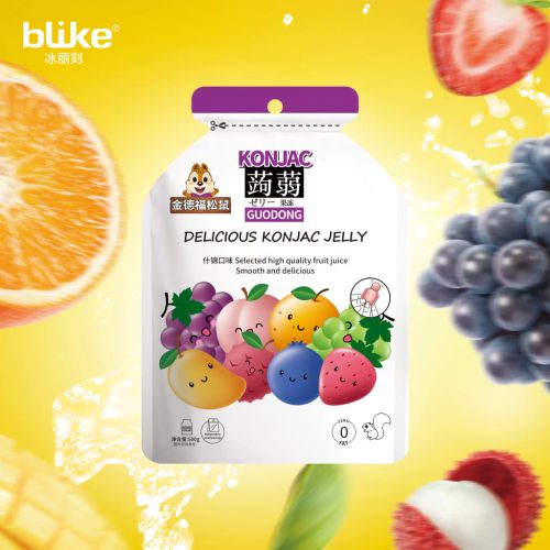 120x100g Jin De Fu Konjac Jelly Mango Lychee Mixed Flavor