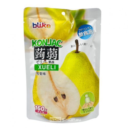 80x160g Jindefu Konjac Zselé, Körte Ízesítéssel