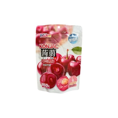 80x160g Jindefu Konjac Zselé, Cseresznye Ízesítéssel