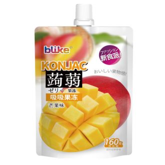 160克 金德福纤维魔芋果冻，芒果味