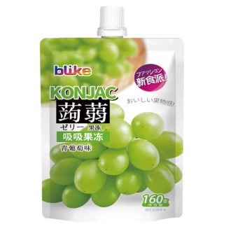 金德福魔芋纤维凝胶 160克，青葡萄味