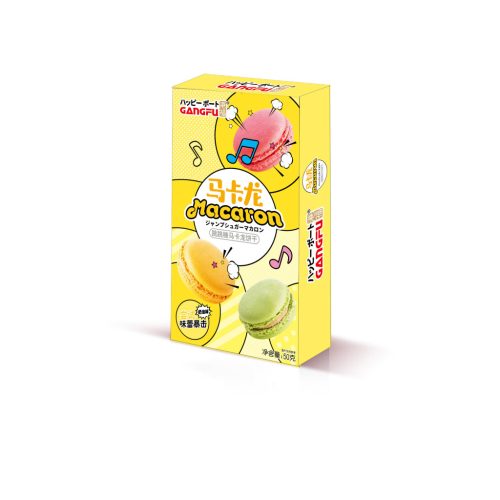 48x50g Gangfu Popping Candy Macarons Cream Flavor