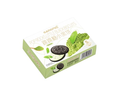 36x62g Gangfu Pop Rocks Little Black Biscuits Matcha
