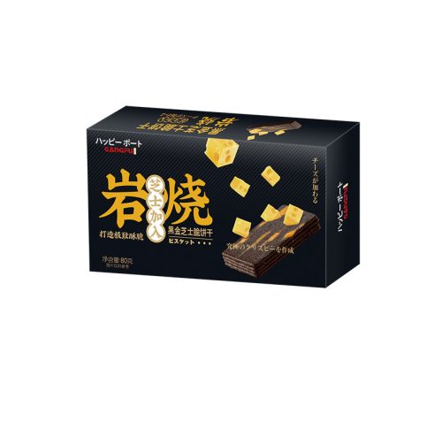 36x80g Gangfu Rock Grilled Series Black Gold Cheese Biscuits