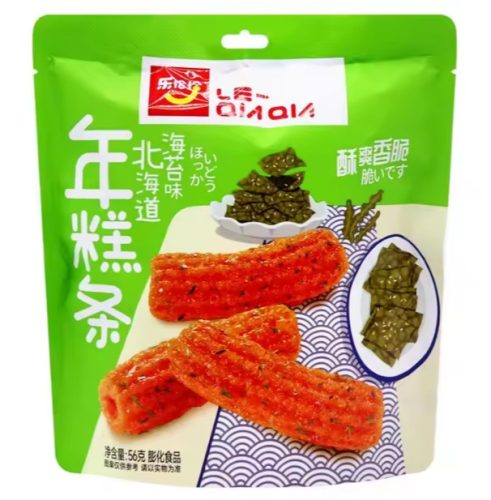 40x56g Le Cha Cha Rice Cake Crisps Seaweed Flavor