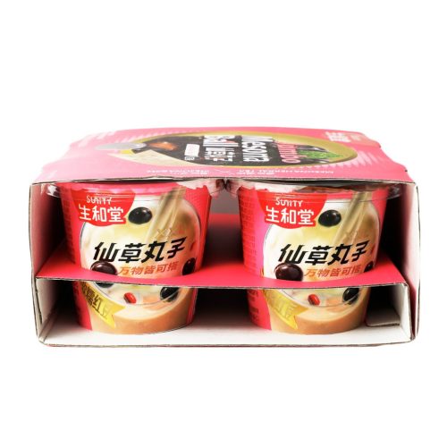 24x180g Shenghetang Grass Jelly Balls Red Bean Flavor