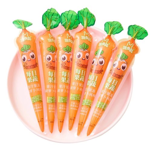 12x328g Naughty Rabbit Carrot Fruit and Vegetable Jelly