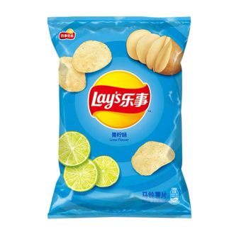 Lay's lime flavored potato chips 40g