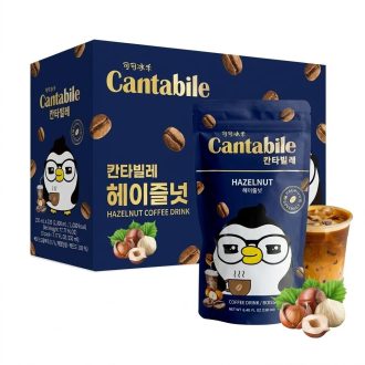 10DB Cantabile Mogyorós Ízű Kávéital 230ml