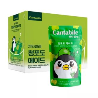 10DB Cantabile Zöld Szőlő Ízű Üdítőital 230ml