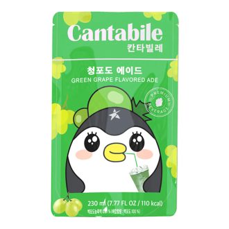 230毫升 CANTABILE 果汁饮料，青葡萄口味