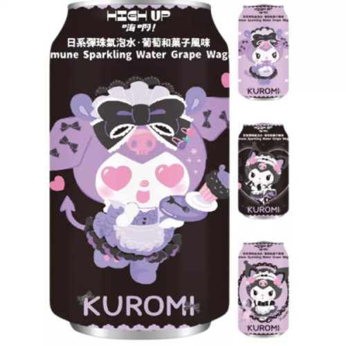 24 x 330ml HIGHUP Sparkling Water Coolmi Grape Flavor